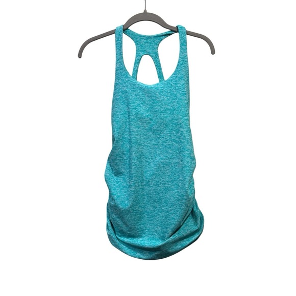 Beyond the Bump Teal Tank Top - Picture 1 of 7